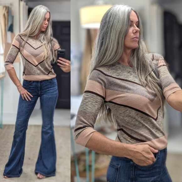 Silk Knit Pull Over Sweater - Picture 1 of 6